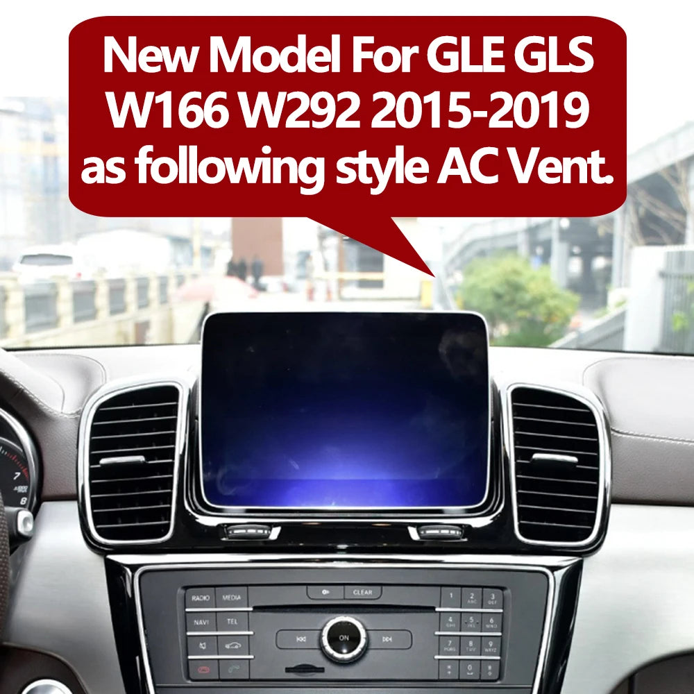 Front Central AC Air Conditioning Vent Outlet Grille Repair Kit for Mercedes-Benz GLE GLS Class W166 W292 2015-2019