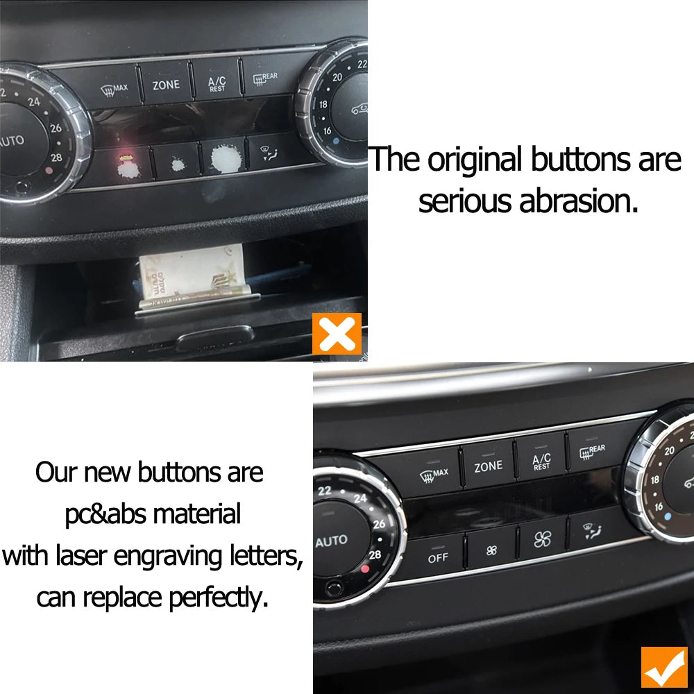 Dashboard Air Conditioning Wind Volume Heater Climate Control AC Buttons for Mercedes-Benz M ML GL GLE GLS W166 W292