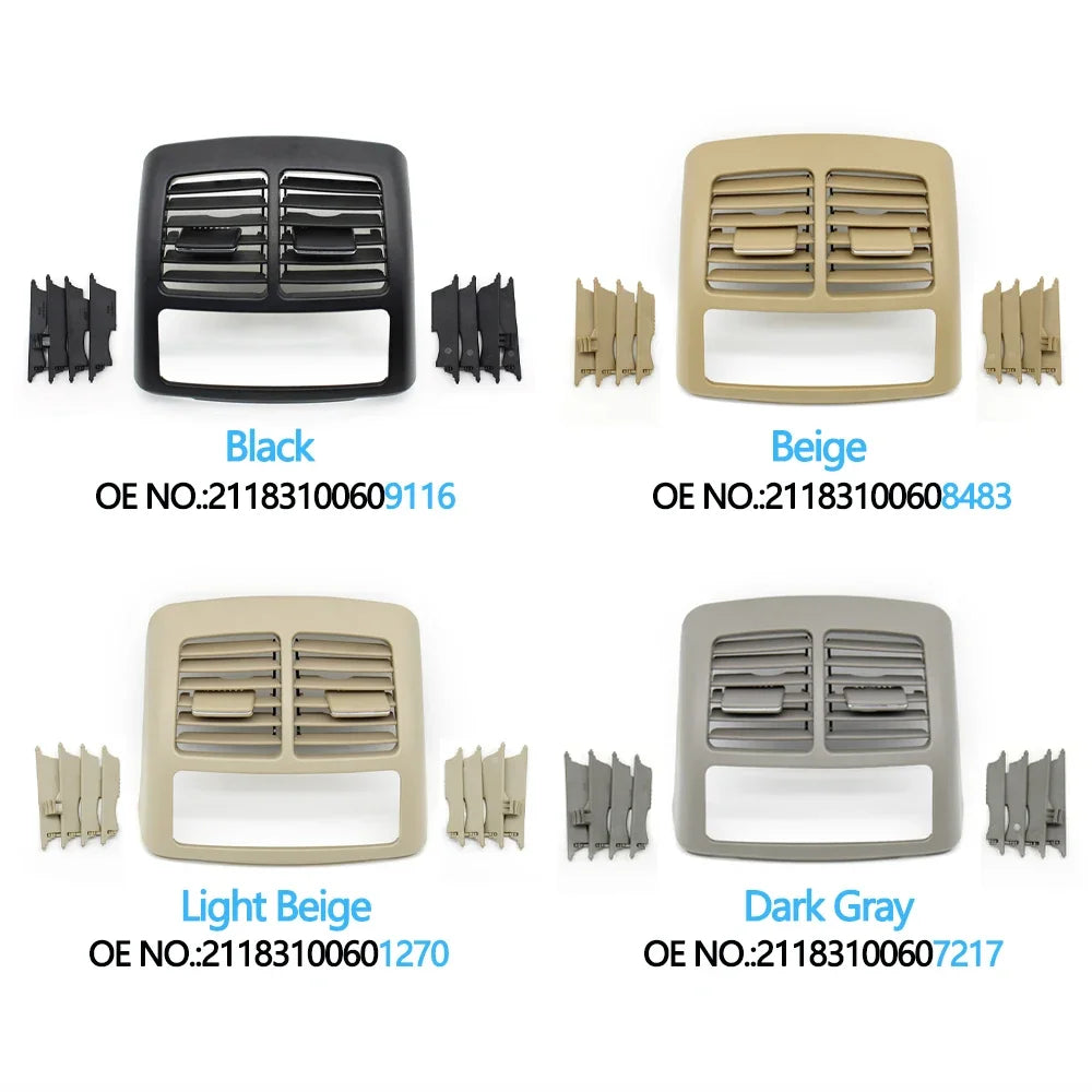 Rear Air Conditioning Outlet Grille AC Vent Grille Panel Cover for Mercedes-Benz E Class W211 2003-2008 E200 E230 E260 E280