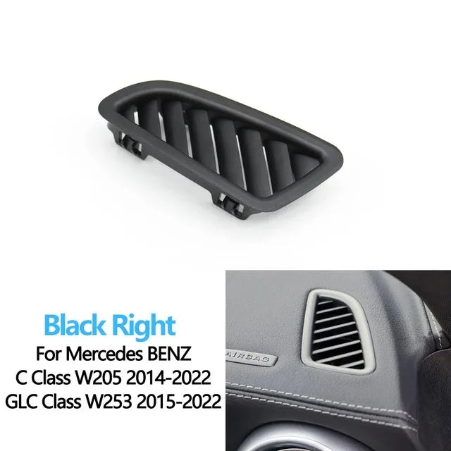 AC Vent Grille Trim Cover for Mercedes-Benz C GLC Class W205 W253 C200 C260 C300 GLC260 - Black Right - image 2