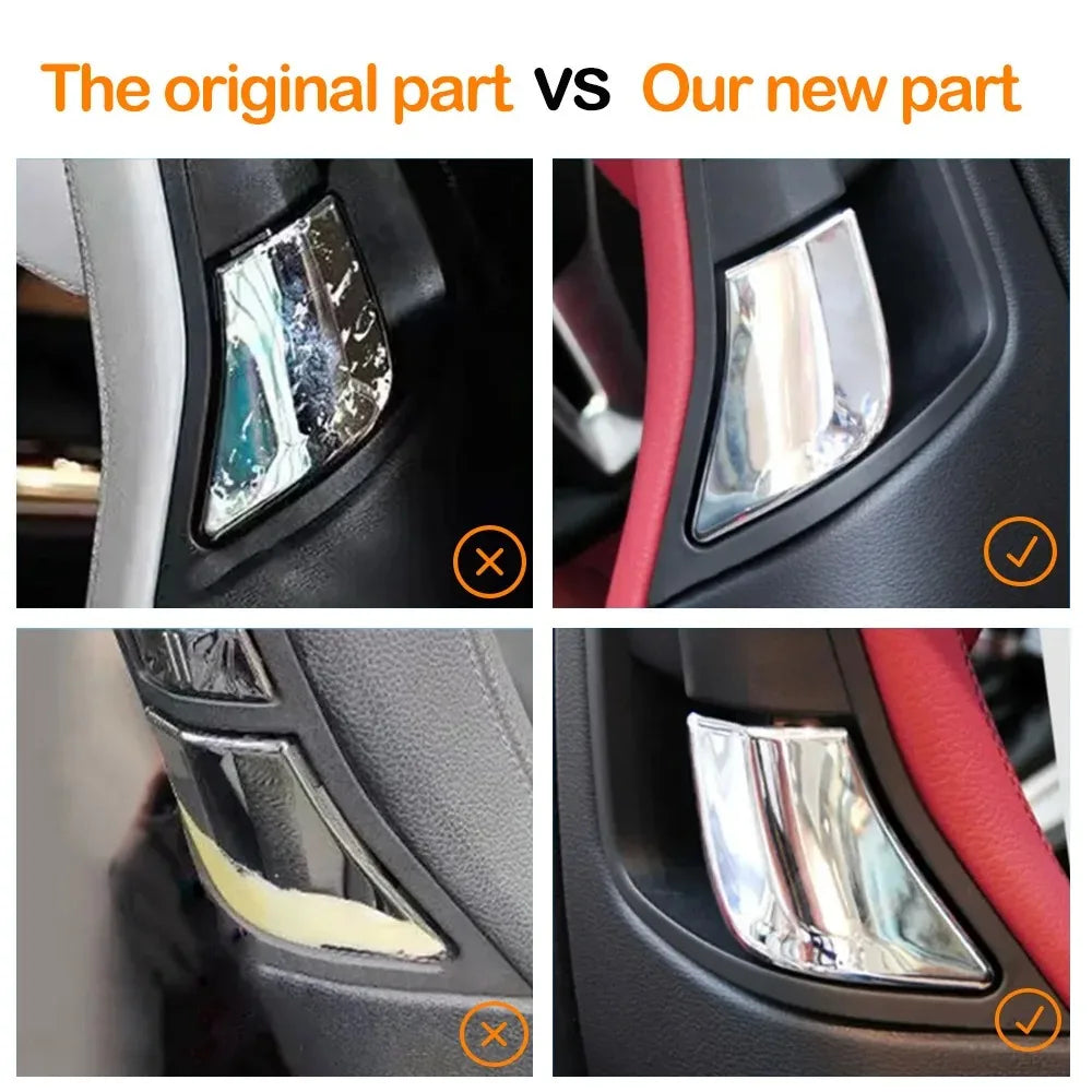Front Seat Backrest Unlock Switch Release Handle Cover for Mercedes-Benz C E Class W207 W204 Coupe E200 E260 E300 E400