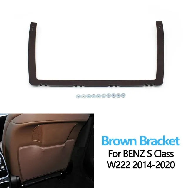 Seat Backrest Fixed Bracket Frame Trim for Mercedes-Benz S Class W222 S320 S350 S450 S500 2014-2020 - Brown - image 2