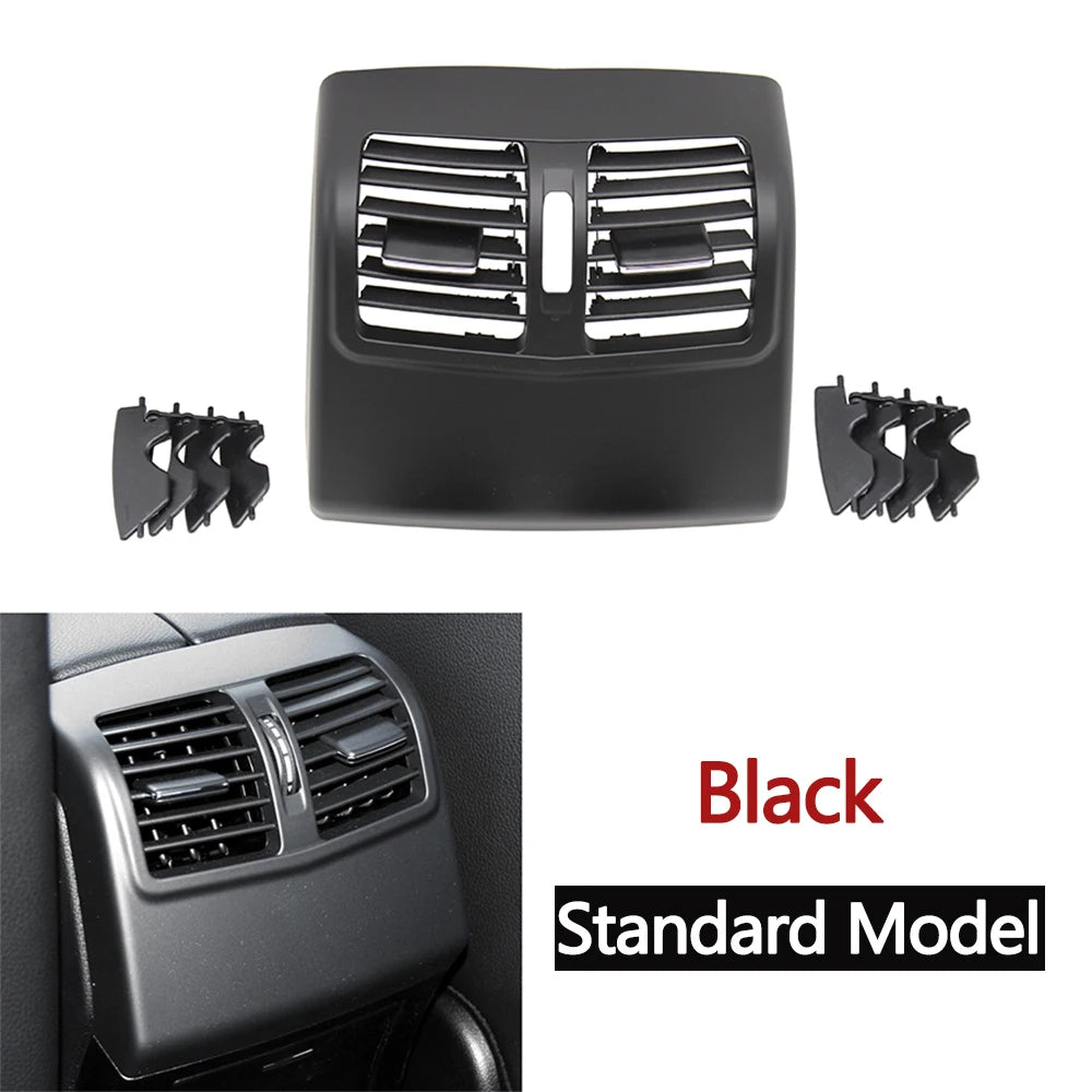 New Upgraded Rear AC Vent Grille Outlet Cover for Mercedes-Benz E Class W212 2009-2014 2128300454 - Black
