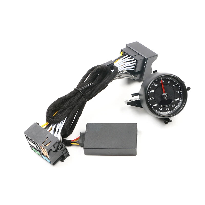 Dashboard Chrono Clock for Porsche Cayenne 2018-2023 9Y0 - Carrera Red Racing Dial - image 3