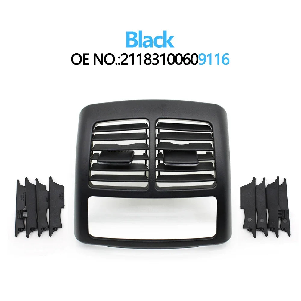 Rear Air Conditioning Outlet Grille AC Vent Grille Panel Cover for Mercedes-Benz E Class W211 2003-2008 E200 E230 E260 E280