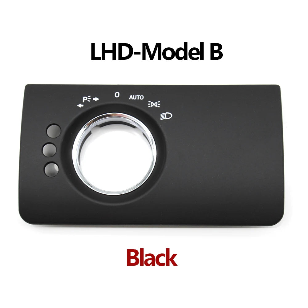 Front Headlight Head Lamp Switch Button Panel Trim Cover for Mercedes-Benz ML GL W164 1645450304 1645450204 - Standard Size