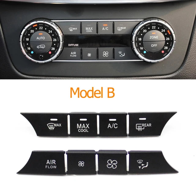 Dashboard Air Conditioning Wind Volume Heater Climate Control AC Buttons for Mercedes-Benz M ML GL GLE GLS W166 W292