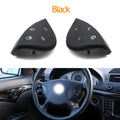 Multi-function Steering Wheel Button Keys Repair Kit for Mercedes-Benz E Class W211 2003-2006 2118206110 - Black Kit