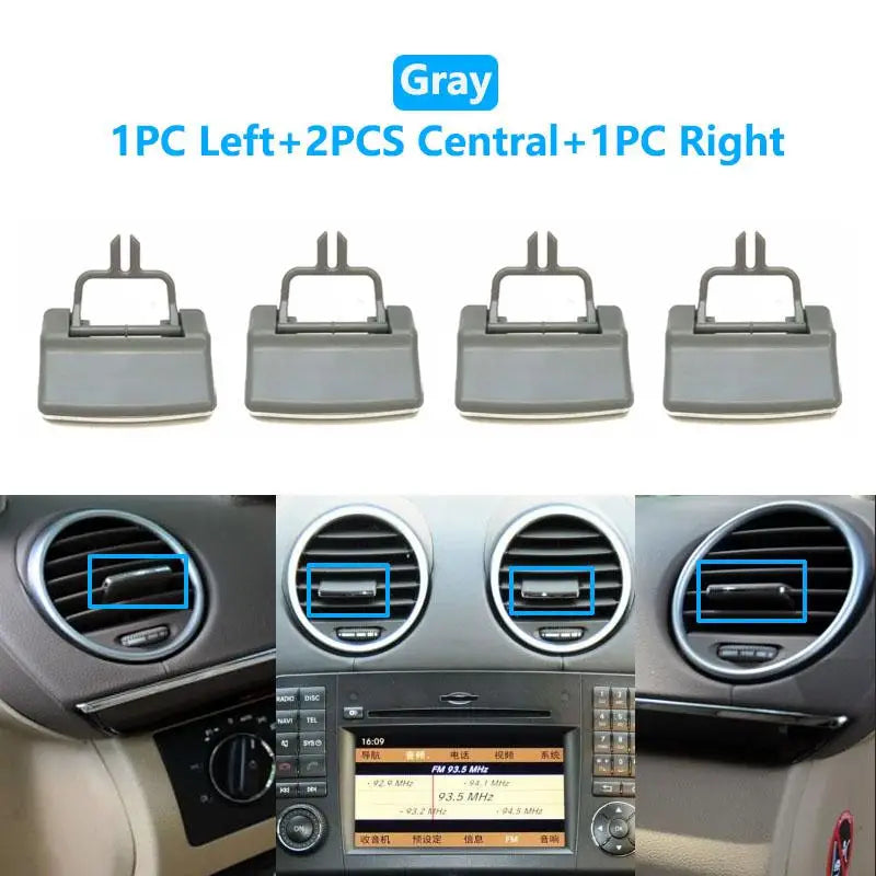 Interior Front AC Vent Outlet Tab Clip for Mercedes-Benz W164 ML GL 300 350 2007-2011 1648302154 - image 6