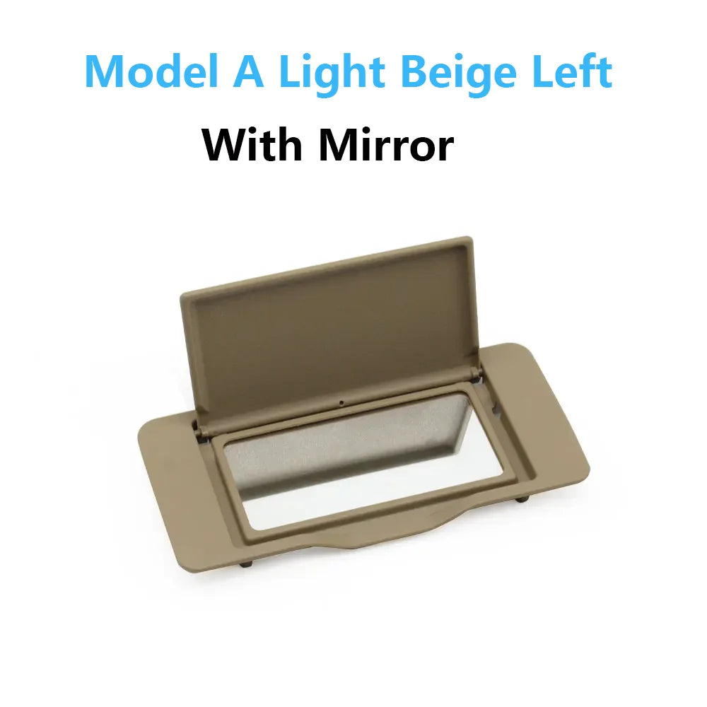 Front Sun Visor Mirror Cover Makeup Mirror Cover for Mercedes-Benz ML GL C Class W164 W203 W251 ML400 GL350 GL450 - Model A