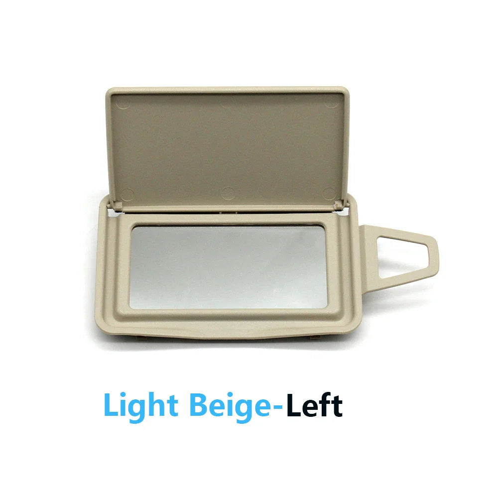 W211 Interior Sun Shade Visor Makeup Cosmetic Mirror Cover for Mercedes-Benz E Class 2003-2006 2118100910 - Light Beige Left