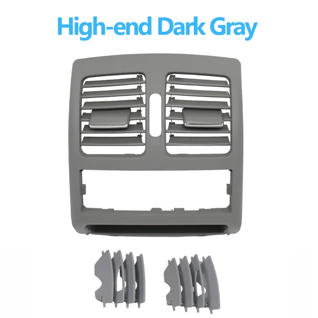 Rear AC Vent Grille Panel for Mercedes-Benz C E Class Coupe W204 W207 2048300354 2048300554 - Dark Gray-High-end model