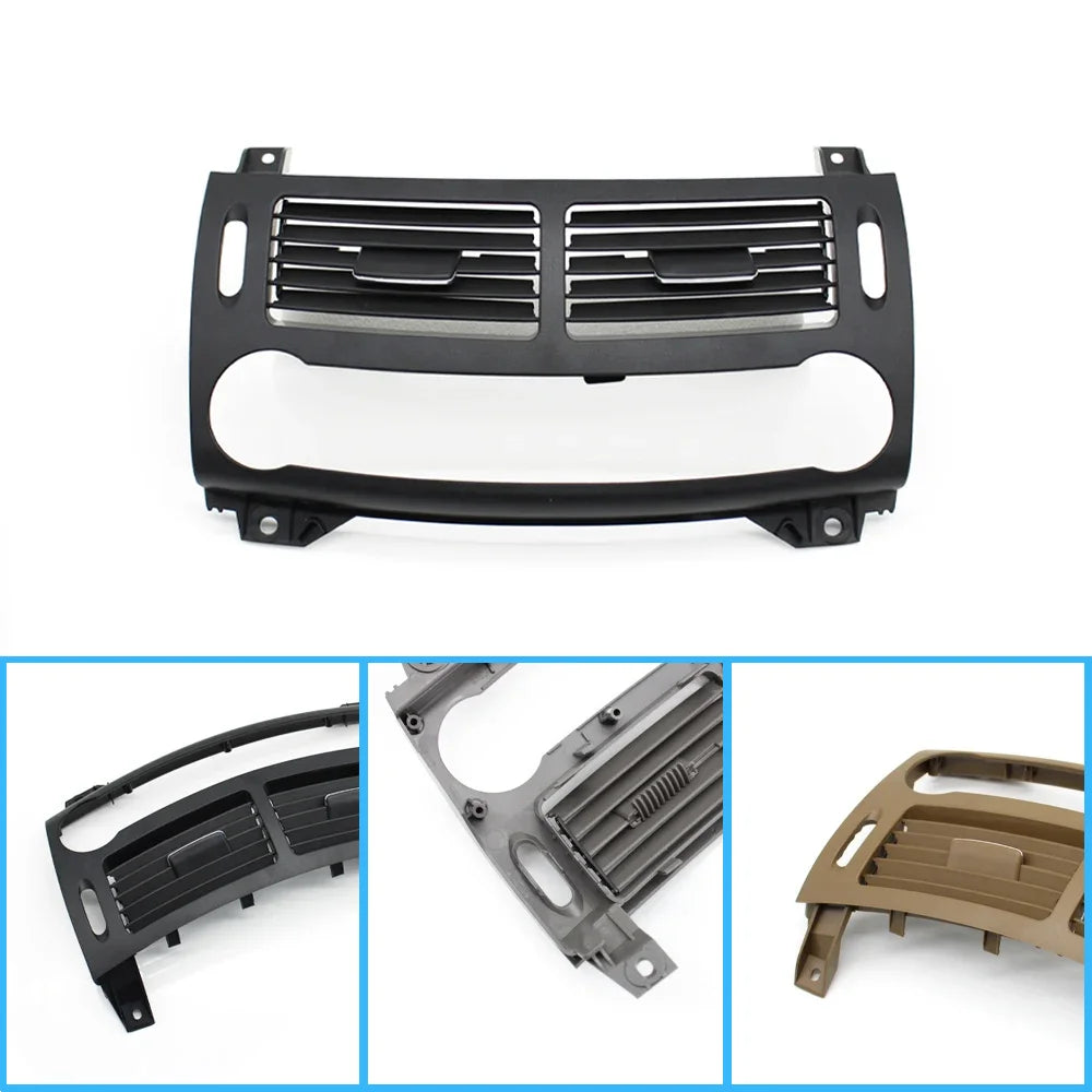 Front Middle Dashboard Air Conditioning Grid Cover AC Vent Grille Cover Panel for Mercedes-Benz E Class W211 2003-2008