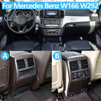 Rear Center Console Air Conditioning Air Vent Outlet Surface Frame Cover Trim for Mercedes-Benz ML GL GLE GLS W166 W292