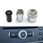 Console Radio Cd Player Buttons On Switch Cap Knob Cover for Mercedes-Benz AC E GLK GLA ML GL CLS W176 W246 W156 W204 W166