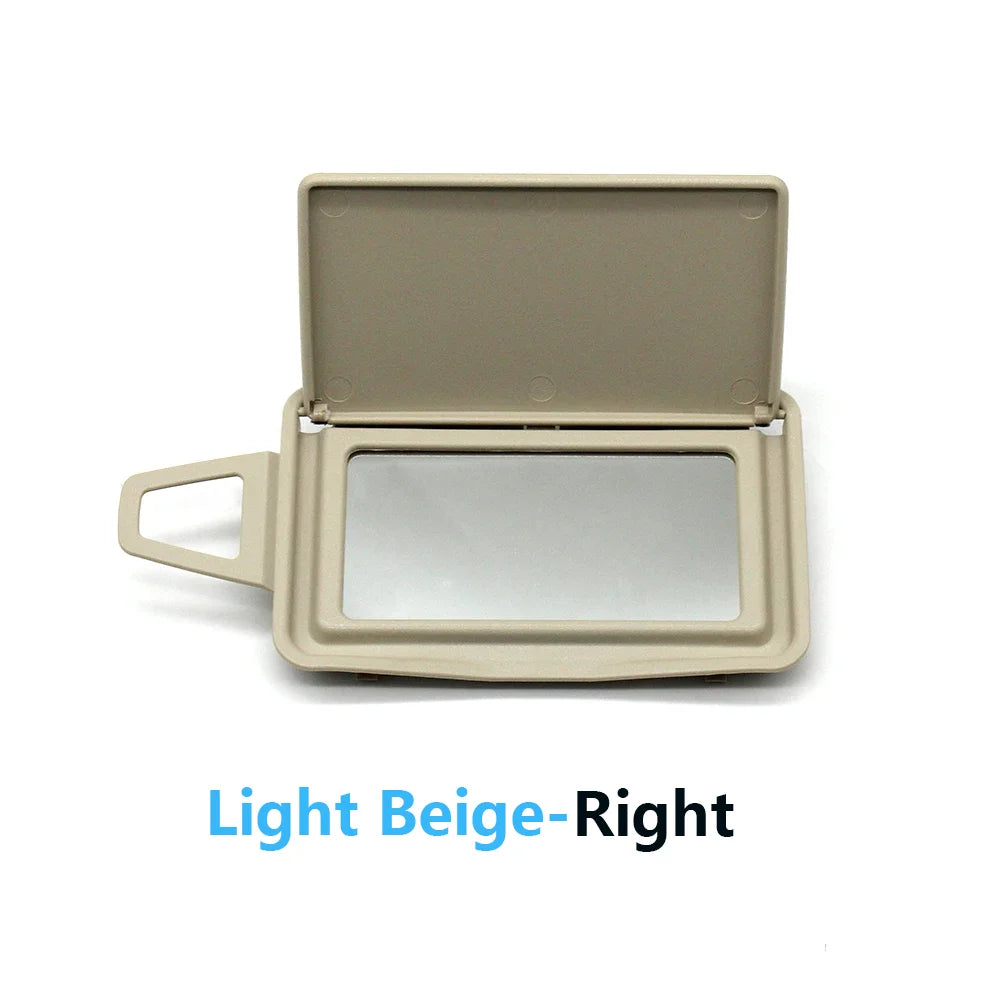 W211 Interior Sun Shade Visor Makeup Cosmetic Mirror Cover for Mercedes-Benz E Class 2003-2006 2118100910 - Light Beige Right