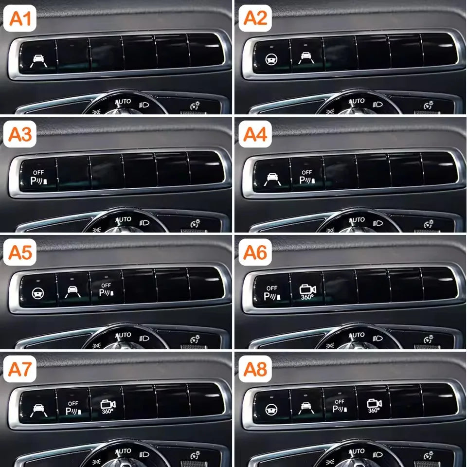 Block Radar Cruise Lane Assist Button Headlight Camera Parking PDC Sensor Switch for Mercedes-Benz W205 X253 W447 W213 W238