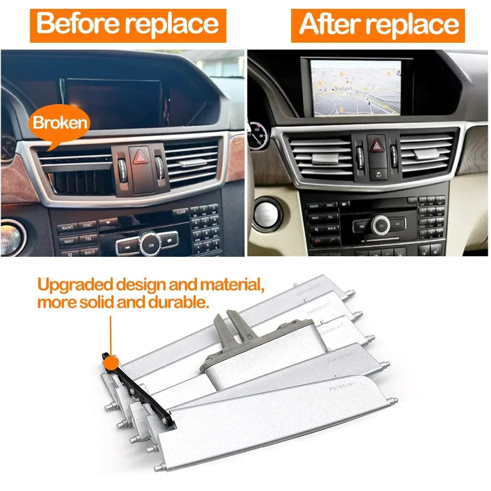 Front Dash AC Vent Outlet Grille Slider Knob Repair Kit for Mercedes-Benz E Class W212 2009-2013 E250 E300 E350 - image 7