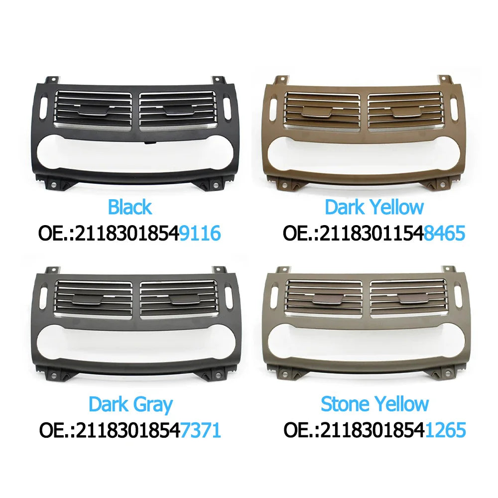 Front Central Air Conditioning Outlet Panel Cover Middle AC Vent for Mercedes-Benz E-class W211 2003-2008 - image 5