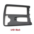 Central Armrest Drink Cup Holder Shutter Outer Frame Panel Set for Mercedes-Benz C E Class W204 W207 W212 2046800107 - Black