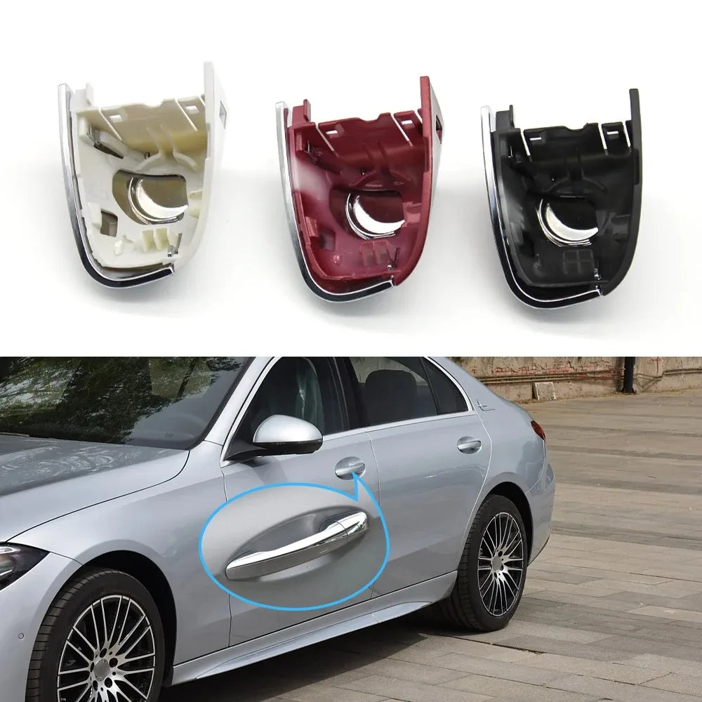 Front Left Outside Pull Door Handle Caps Trim Cover for Mercedes-Benz C E S GLC Class W205 W213 W222 W253 W167 A0997661700