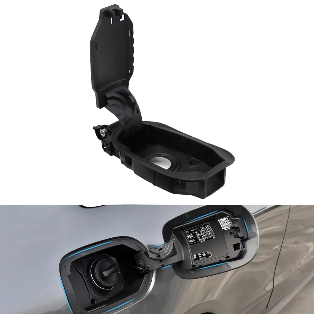 Exterior Bottom Case Of Fuel Tank Cover Cap Filler Recess for Mercedes-Benz E Class W213 2016-2023 2136301103 - Black
