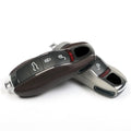 Leather Key Cover for Porsche Macan Cayenne 911 718 Panamera - Sub Gray - Cayman2013-2016 - image 2