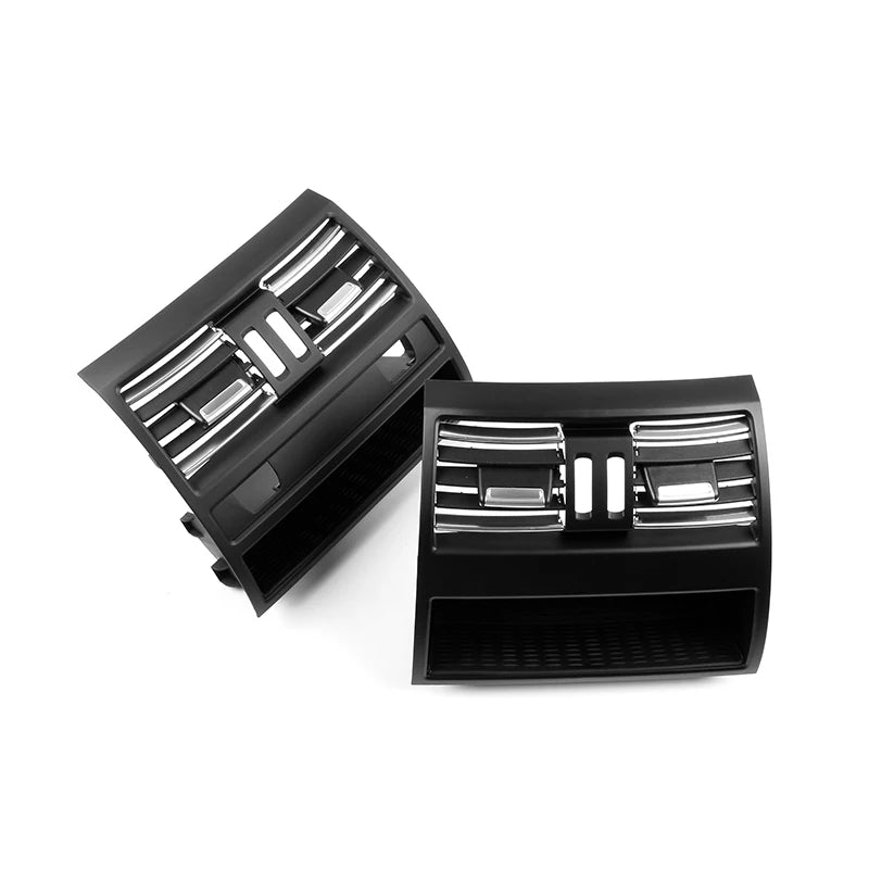 BMW 5 Series AC Vent Outlet Frame with Chrome Trim 2010-2017 F10 F11 - Rear Heating Hole - image 5
