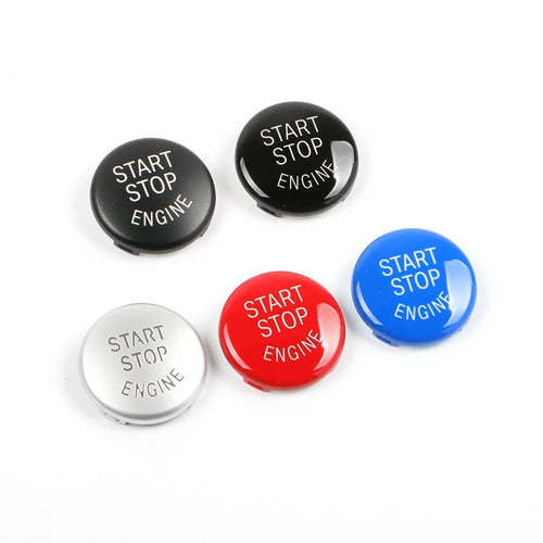 BMW Start Stop Engine Switch Button Cover 2005-2016 E71 E89 E90 E91 - Silver