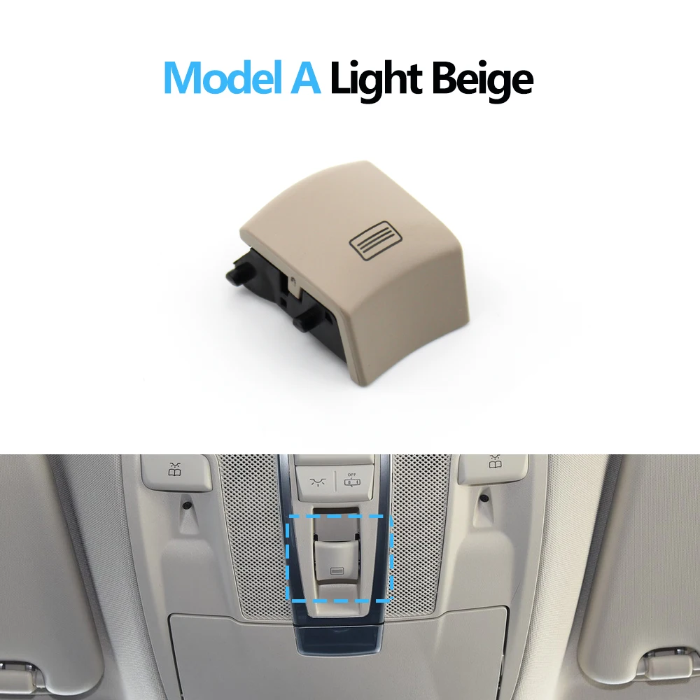 Sunroof Window Switch Button Ceiling Light Switch Button Assembly for Mercedes-Benz ML GL GLE GLS G W166 W292 W463 ML300