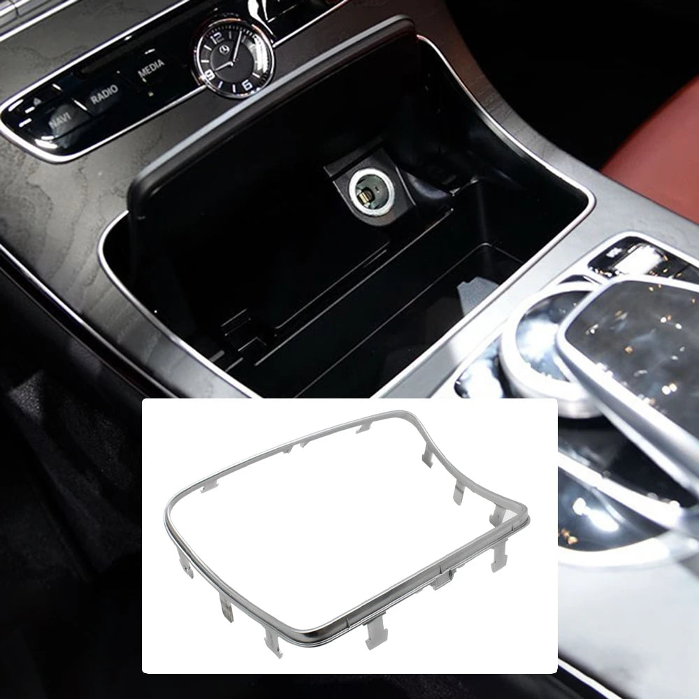 Water Cup Holder Strip Plating Ashtray Trim Ring for Mercedes-Benz C W205 C200 C250 C300 C400 GLC W253 GLC200 300 2056830900