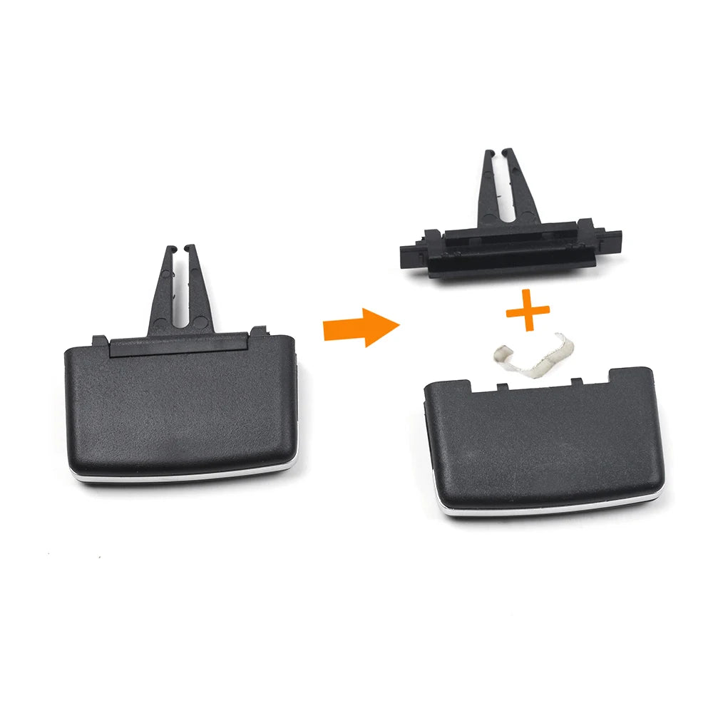 Front Air Conditioning Vent Repair Kit AC Air Vent Outlet Tab Clip for Mercedes-Benz C W204 2048300754 2048300854 2048304054
