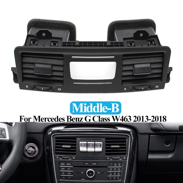 Central AC Vent Speaker Grille Panel Cover for Mercedes-Benz G Class W463 4636807408 4636807508 - Standard Size - Middle-B