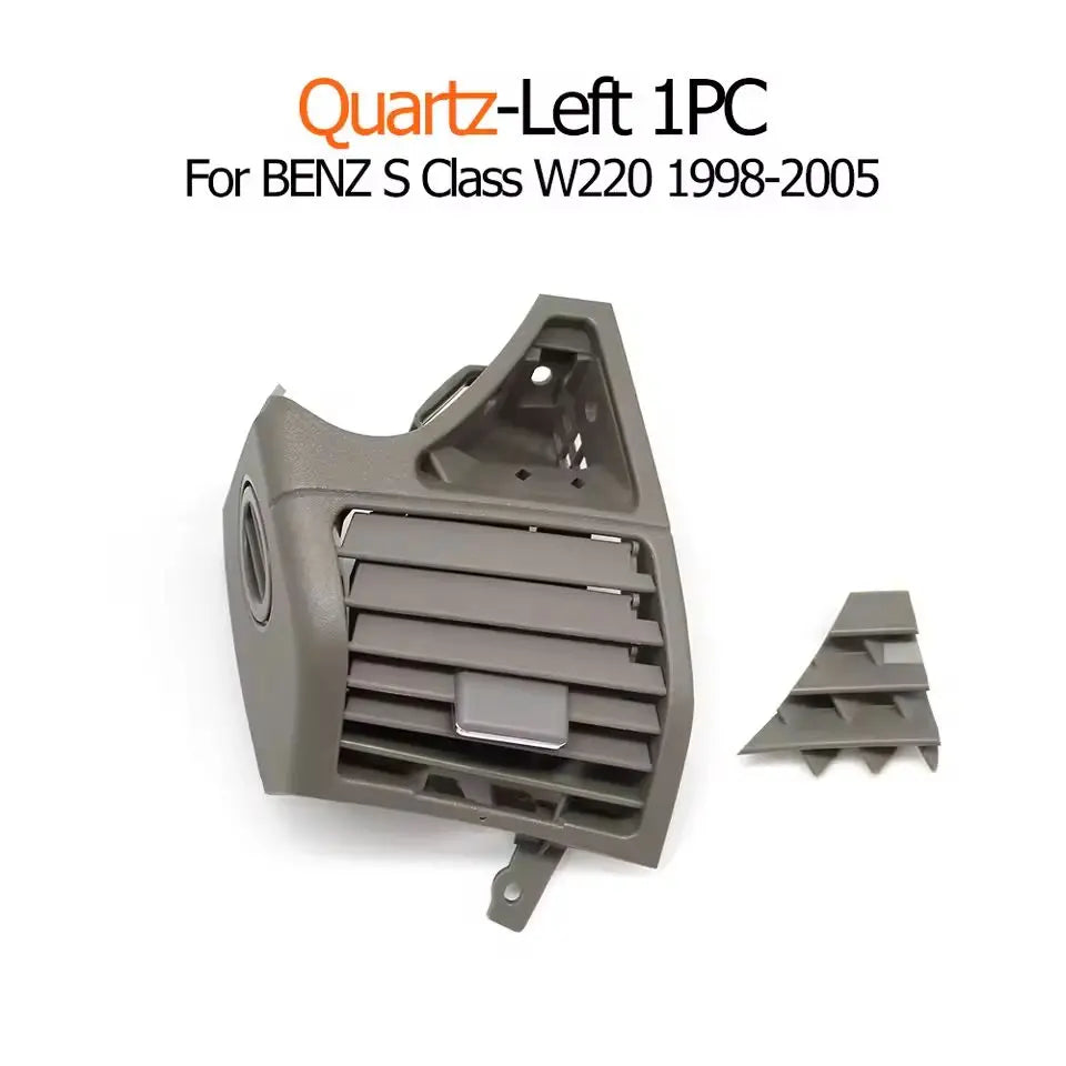 Front Middle AC Vent Grille Outlet Panel Cover for Mercedes-Benz S Class W220 S300 S350 1998-2005 - 27*13.5CM - Left