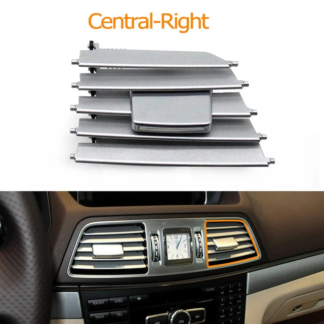 Dashboard AC Vent Outlet Grill Repair Kit for Mercedes-Benz E Class Cabriolet Coupe W207 2013-2016 2078300000 - Central-Right