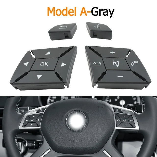 Interior Steering Wheel Multi-function Keys Switch Control Buttons for Mercedes-Benz GL ML W166 G Class W463 1669052800