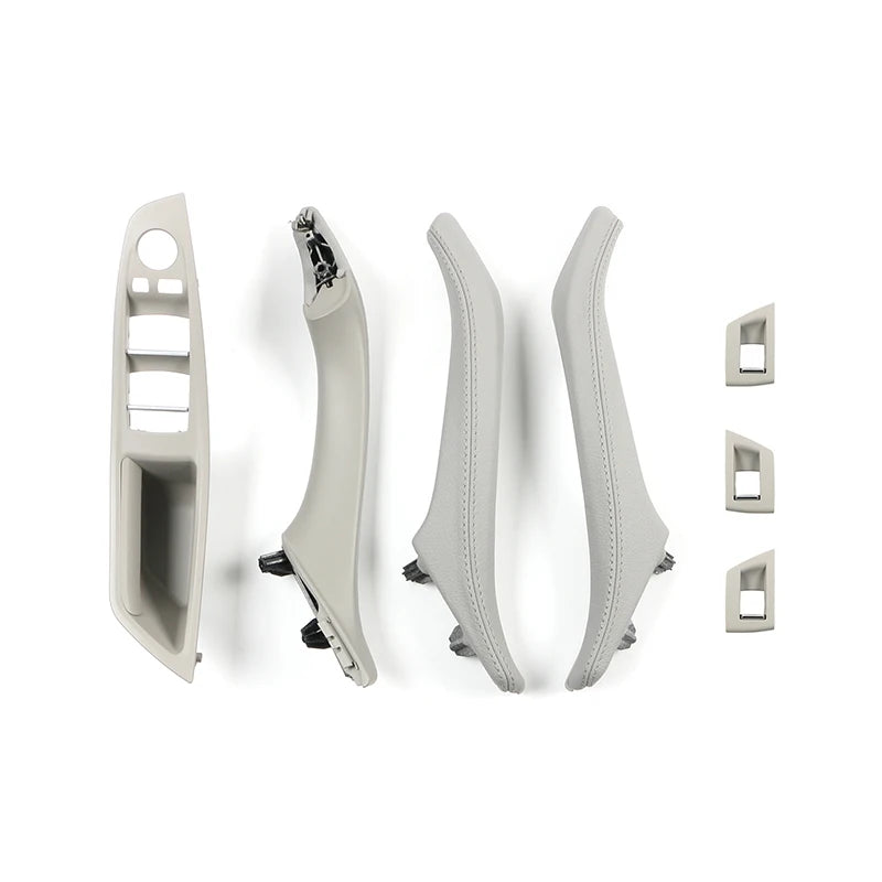 BMW 5 Series Inner Door Pull Handle Kit with Leather 2010-2017 F10 F11 RHD