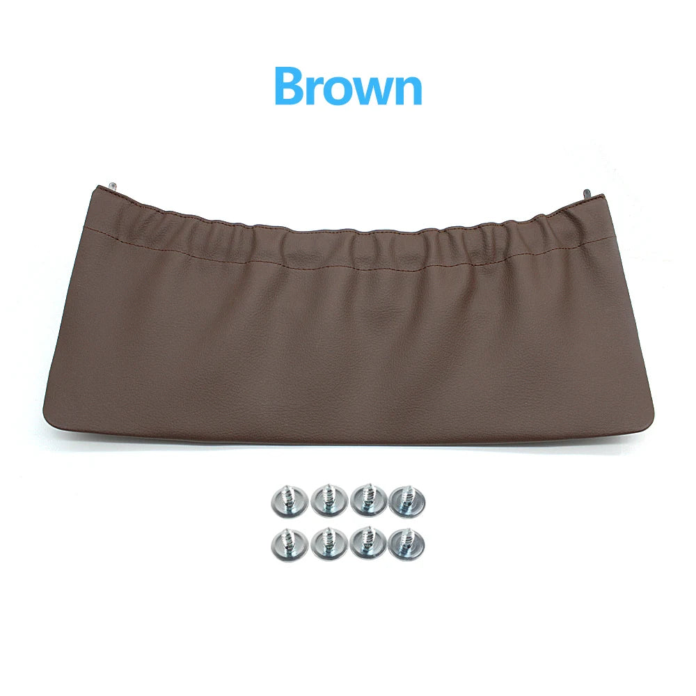 Front Leather Seatback Pocket Storage for Mercedes-Benz S CL Class W221 W216 2219101339 - Brown - image 3