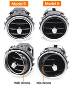Front Central Rear Air Conditioning Vent Outlet Assembly for Mercedes-Benz C Class W205 2015-2021 2058300301 - image 8