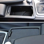 Central Armrest Drink Cup Holder Shutter Outer Frame Panel Set for Mercedes-Benz C E Class W204 W207 W212 2046800107 - image