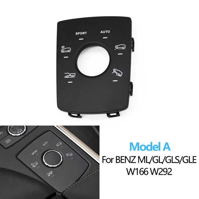 Console Driving Program Suspension Sport Mode Control Switch Panel Cover for Mercedes-Benz W166 W292 GLE GLS ML GL GL450