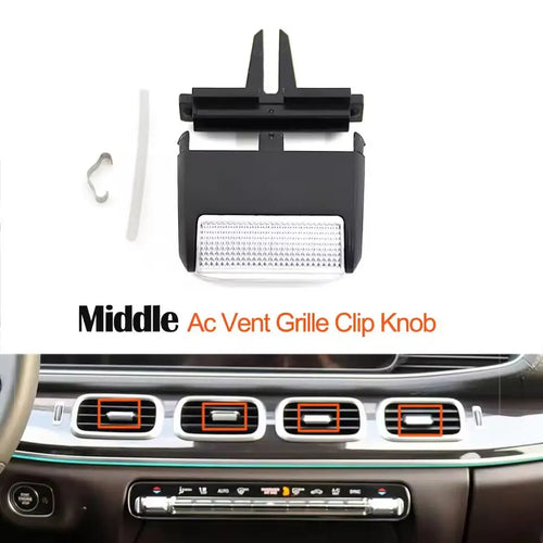 Air Conditioning Central AC Vent Grille Tab Clip Outlet Repair Kit for Mercedes-Benz GLE GLS W167 2020-2025 - 10.9*7*3.5cm