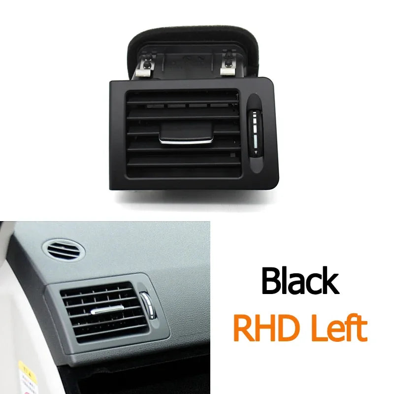 Front Center AC Vent Grille Assembly for Mercedes-Benz C Class W204 C180 C220 C230 C260 2007-2011 RHD - RHD Black Front Left