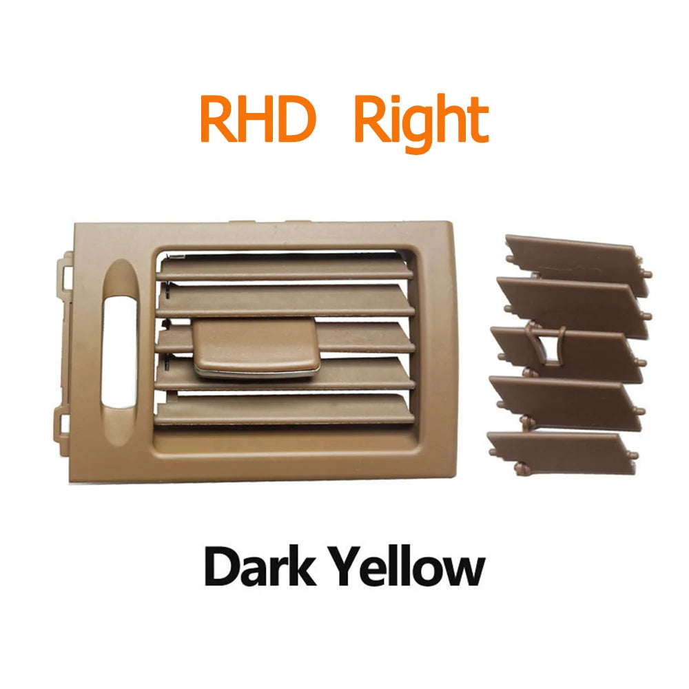 Front Dashboard AC Vent Grille for Mercedes-Benz W204 C180 C200 220 230 260 2048300754 - RHD Right-Yellow - image 11