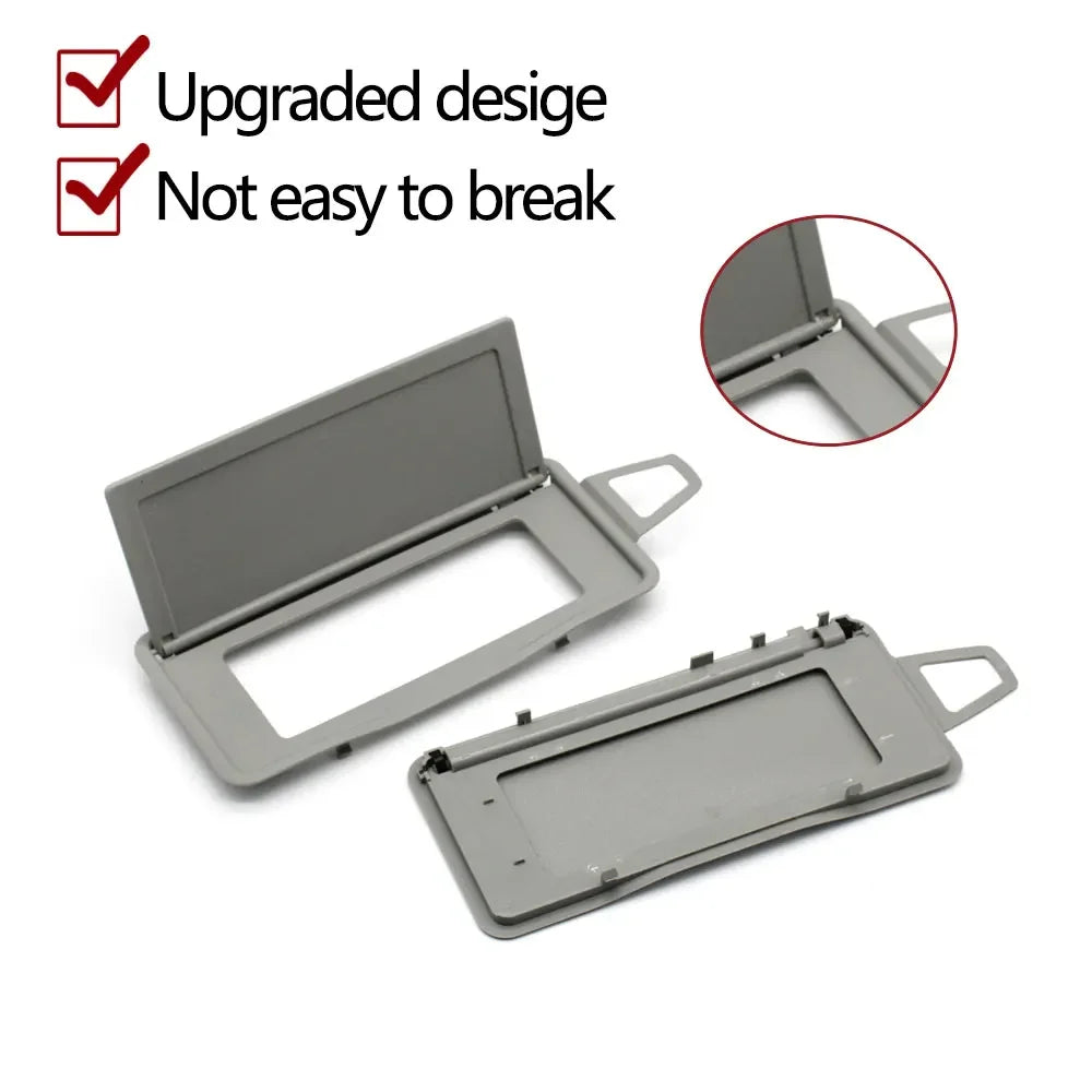 W220 Interior Front Sun Shade Visor Cover Makeup Cosmetic Mirror Holder Panel Cover for Mercedes-Benz S Class - image 11