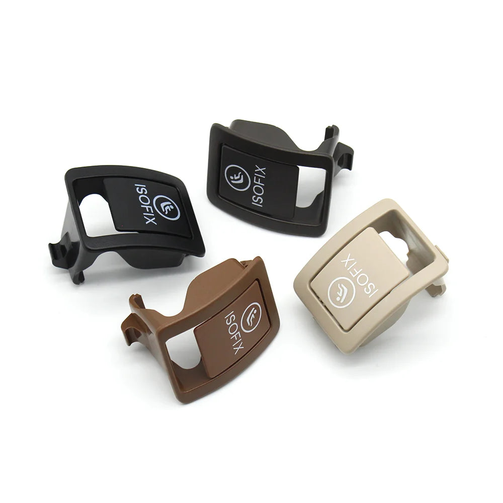 W253 Rear Child Safe Seat Buckle Switch Cover ISOFIX Anchor Button Cover for Mercedes-Benz GLC EQC N293 - image 6