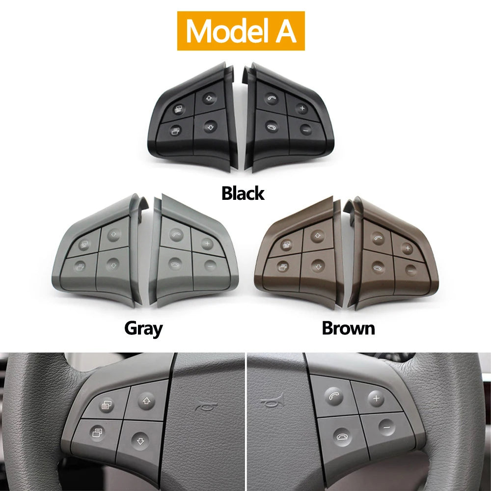 W164 W245 W251 Steering Wheel Switch Control Buttons Multi-function Keys for Mercedes-Benz GL ML R B Class 1648207910 - image