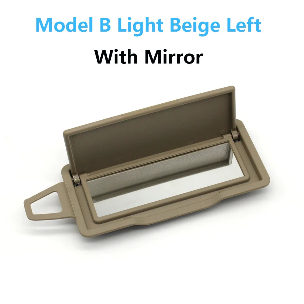 Front Sun Visor Mirror Cover Makeup Mirror Cover for Mercedes-Benz ML GL C Class W164 W203 W251 ML400 GL350 GL450 - Model  B