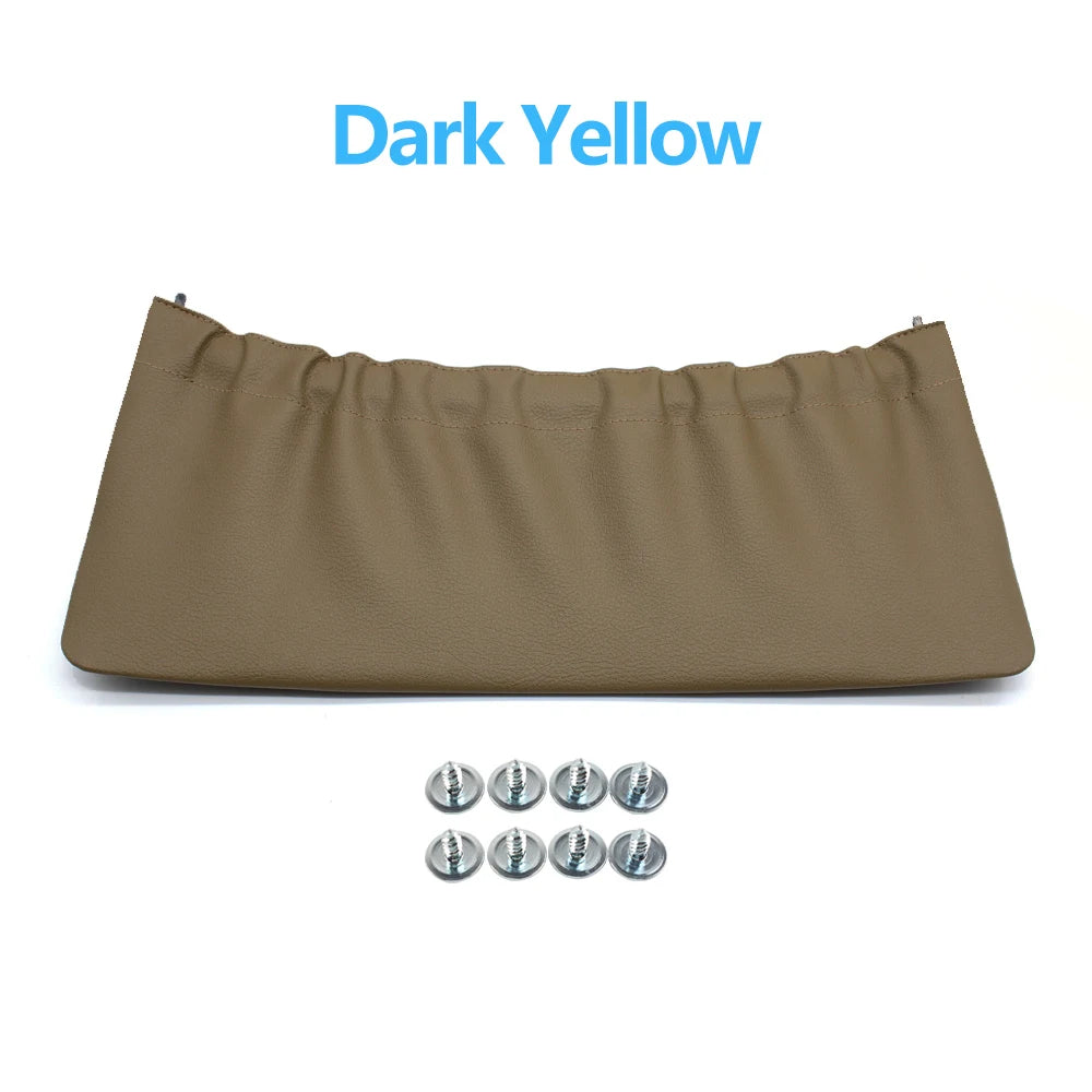 Front Leather Seatback Pocket Storage for Mercedes-Benz S CL Class W221 W216 2219101339 - Dark Yellow - image 4