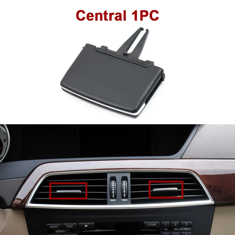 AC Vent Grille Tab Clip Repair Kit for Mercedes-Benz C Class W204 2011-2013 2048306154 2048306754 - Central 1pc